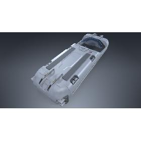 Sci-fi Cryo Chamber Cryopod 3D